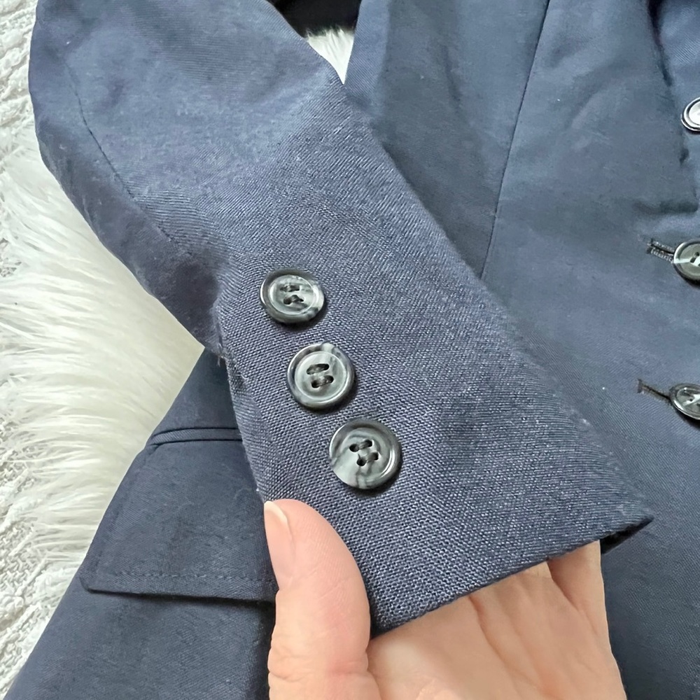 Navy Equestrian Riding Jacket - Picture 4 of 8